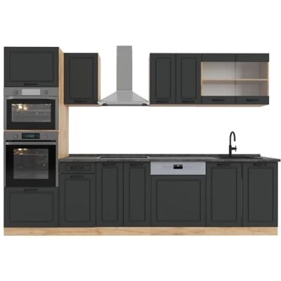 VICCO Cuisine modulable - 300cm avec armoire haute - Publicité VICCO Cuisine modulable - 300cm avec armoire haute - Publicité