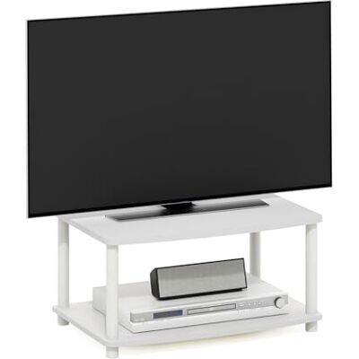 Furinno Turn-N-Tube Meuble TV Surélevé, 2 Niveaux, Petit Modèle, Montage sans Outils, pour Téléviseurs Jusqu'À 32 Pouces, 40 x 60,5 x 28 cm, Idéal pour Le Salon Ou La Chambre, Blanc. Publicité Furinno Turn-N-Tube Meuble TV Surélevé, 2 Niveaux, Petit Modèle, Montage sans Outils, pour Téléviseurs Jusqu'À 32 Pouces, 40 x 60,5 x 28 cm, Idéal pour Le Salon Ou La Chambre, Blanc. Publicité