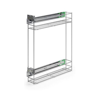 ATM Panier Amovible pour Cuisine, Chariot Coulissant amortissant en Acier Inoxydable, Extraction Totale 15 cm – Cargo avec Fermeture Douce Gauche Sortie Totale réglage 3D – Argent Mat - Publicité ATM Panier Amovible pour Cuisine, Chariot Coulissant amortissant en Acier Inoxydable, Extraction Totale 15 cm – Cargo avec Fermeture Douce Gauche Sortie Totale réglage 3D – Argent Mat - Publicité
