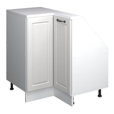 Vicco Meuble de Rangement sous Pente Armoire d'angle Rion, Blanc Campagne/Blanc, L75.6 x P46 cm avec 1 Porte, Gain de Place pour Les pièces mansardées - Publicité Vicco Meuble de Rangement sous Pente Armoire d'angle Rion, Blanc Campagne/Blanc, L75.6 x P46 cm avec 1 Porte, Gain de Place pour Les pièces mansardées - Publicité