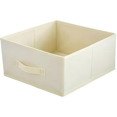 lavita Boîte de rangement en tissu Boîtes de rangement pliantes 31 x 31 x 15 cm Tiroir Boîte de rangement Tiroir Systèmes de rangement pour les vêtements 1 pièce (blanc) - Publicité lavita Boîte de rangement en tissu Boîtes de rangement pliantes 31 x 31 x 15 cm Tiroir Boîte de rangement Tiroir Systèmes de rangement pour les vêtements 1 pièce (blanc) - Publicité