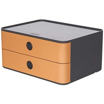 HAN SMART-BOX ALLISON – boîte de rangement design compacte avec 2 tiroirs, ultra brillante et de qualité supérieure, caramel, 1120-83 - Publicité HAN SMART-BOX ALLISON – boîte de rangement design compacte avec 2 tiroirs, ultra brillante et de qualité supérieure, caramel, 1120-83 - Publicité