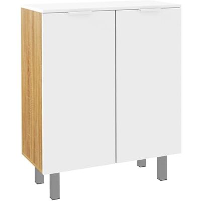HOMCOM Meuble de Rangement Chaussures pour 15-20 Paires, Rangement Chaussure, Taille EU45, Étagère avec Étagères Réglables et Fermeture Amortissante, Blanc Brillant - Publicité HOMCOM Meuble de Rangement Chaussures pour 15-20 Paires, Rangement Chaussure, Taille EU45, Étagère avec Étagères Réglables et Fermeture Amortissante, Blanc Brillant - Publicité