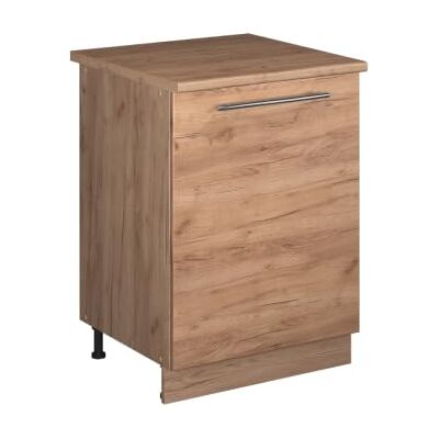 Vicco Meuble Bas de Cuisine Fame-Line, Chêne de Force doré/Chêne de Force doré, 60cm 1 Porte avec Plan de Travail - Publicité Vicco Meuble Bas de Cuisine Fame-Line, Chêne de Force doré/Chêne de Force doré, 60cm 1 Porte avec Plan de Travail - Publicité