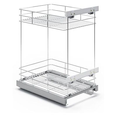ATM Panier Amovible pour Cuisine, Chariot Coulissant amortissant en Acier Inoxydable, Extraction Totale 40 cm – Cargo Soft-Close Sortie Totale réglage 3D façade – Chrome Brillant - Publicité ATM Panier Amovible pour Cuisine, Chariot Coulissant amortissant en Acier Inoxydable, Extraction Totale 40 cm – Cargo Soft-Close Sortie Totale réglage 3D façade – Chrome Brillant - Publicité