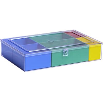 hünersdorff Boîte de rangement PS-PREMIUM avec 7 boîtes Boîte de rangement stable pour vis et autres petites pièces Inserts amovibles 22,5 x 33,5 x 7,3 cm - Publicité hünersdorff Boîte de rangement PS-PREMIUM avec 7 boîtes Boîte de rangement stable pour vis et autres petites pièces Inserts amovibles 22,5 x 33,5 x 7,3 cm - Publicité