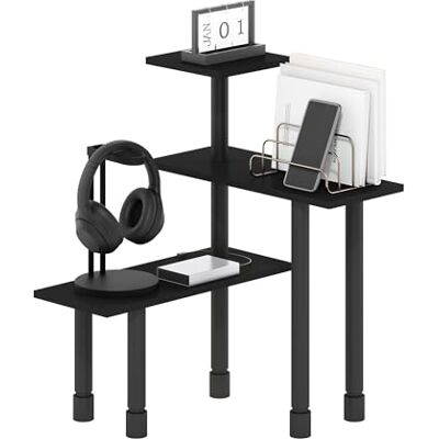 Furinno Turn-N-Tube Organisateur de comptoir, étagère d’Angle 3 Niveaux pour Cuisine et Garde-Manger, Expresso - Publicité Furinno Turn-N-Tube Organisateur de comptoir, étagère d’Angle 3 Niveaux pour Cuisine et Garde-Manger, Expresso - Publicité