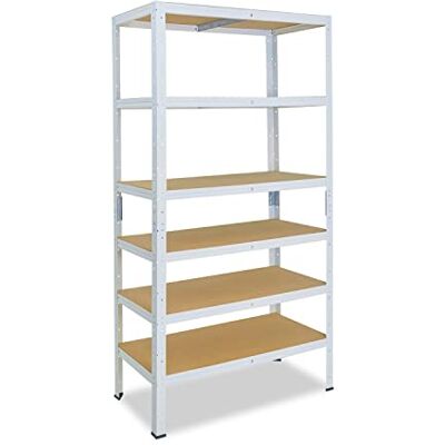 SHELFPLAZA - Home - 230x60x40 cm - 6 étagères - étagère métallique - Publicité SHELFPLAZA - Home - 230x60x40 cm - 6 étagères - étagère métallique - Publicité