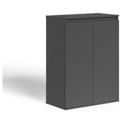 Vicco Commode Claus, Anthracite, 74x99.6cm avec 2 Portes, pour Le Rangement des vêtements et des Articles ménagers - Publicité Vicco Commode Claus, Anthracite, 74x99.6cm avec 2 Portes, pour Le Rangement des vêtements et des Articles ménagers - Publicité