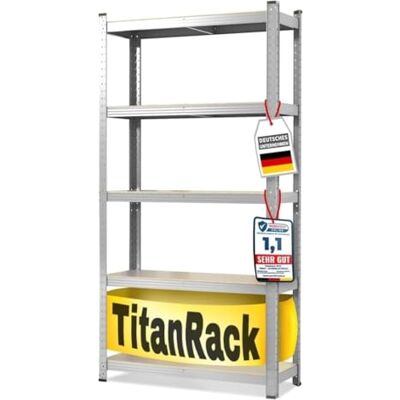KARAT Étagère pour Charges Lourdes 30 x 70 x 150 cm en Acier et métal 5 tablettes réglables (galvanisée) - Publicité KARAT Étagère pour Charges Lourdes 30 x 70 x 150 cm en Acier et métal 5 tablettes réglables (galvanisée) - Publicité