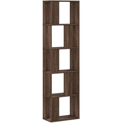 vidaXL Bibliothèque 5 Niveaux chêne Marron Bois ingénierie, étagère, étagère à Livres, Support de Livre, Armoire de Rangement, étagère de Rangement - Publicité vidaXL Bibliothèque 5 Niveaux chêne Marron Bois ingénierie, étagère, étagère à Livres, Support de Livre, Armoire de Rangement, étagère de Rangement - Publicité