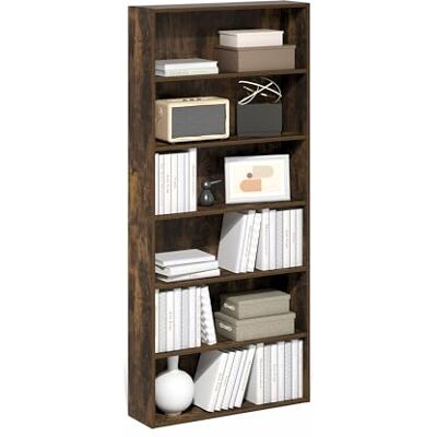 Furinno Basic Étagère, Bibliothèque À 6 Niveaux avec Étagère Ouverte, Étagère De Rangement Cubique, 17,8 X 61 X 134,6 Cm, pour Salon, Chambre, Bureau, Couleur Pin Ambré - Publicité Furinno Basic Étagère, Bibliothèque À 6 Niveaux avec Étagère Ouverte, Étagère De Rangement Cubique, 17,8 X 61 X 134,6 Cm, pour Salon, Chambre, Bureau, Couleur Pin Ambré - Publicité