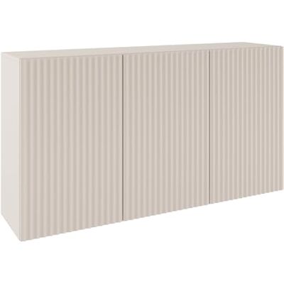 Selsey Commode 3 Portes 150 cm Largeur Beige Cachemire Façades Rainurées Système Push-to-Open Meuble de Chambre/Salon Style Moderne Espace Organisé Bords ABS Commode Chambre Bébé - Publicité Selsey Commode 3 Portes 150 cm Largeur Beige Cachemire Façades Rainurées Système Push-to-Open Meuble de Chambre/Salon Style Moderne Espace Organisé Bords ABS Commode Chambre Bébé - Publicité