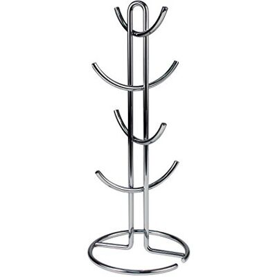 Spectrum Étagère de rangement pour tasses et tasses à thé, comptoir de café, accessoires de bar et organisateur de cuisine, métal, chromé, L - Publicité Spectrum Étagère de rangement pour tasses et tasses à thé, comptoir de café, accessoires de bar et organisateur de cuisine, métal, chromé, L - Publicité