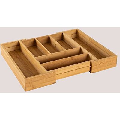 SKLUM Range couverts ajustable en bambou Keon Bambou - Publicité SKLUM Range couverts ajustable en bambou Keon Bambou - Publicité