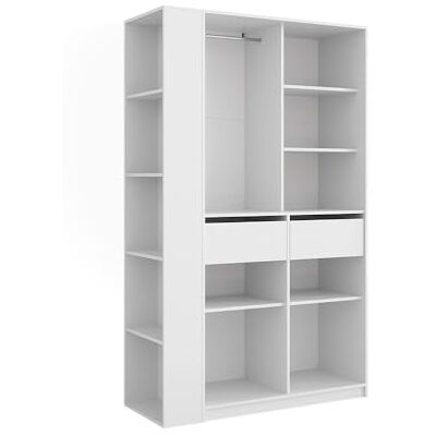 Vicco Armoire Elmo, Blanc, 50x200cm Lot de 2pour Un Rangement Flexible des vêtements Les Plus Divers - Publicité Vicco Armoire Elmo, Blanc, 50x200cm Lot de 2pour Un Rangement Flexible des vêtements Les Plus Divers - Publicité