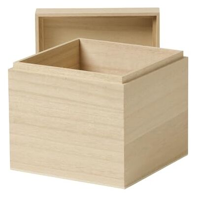MÉGACRÉA MegaCrea DIY Boite en Bois Cube 12 cm - Publicité MÉGACRÉA MegaCrea DIY Boite en Bois Cube 12 cm - Publicité