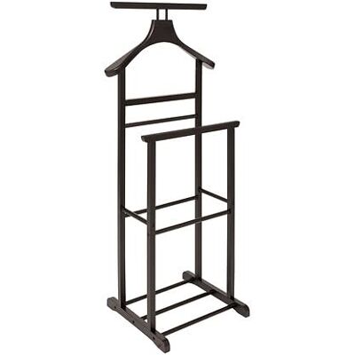 PEGANE Valet de Nuit, Valet de Chambre Double en Bois Coloris Noir Longueur 47 x Profondeur 35 x Hauteur 103 cm - Publicité PEGANE Valet de Nuit, Valet de Chambre Double en Bois Coloris Noir Longueur 47 x Profondeur 35 x Hauteur 103 cm - Publicité