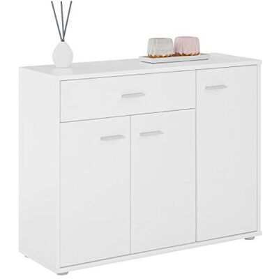 IDIMEX Buffet Salle à Manger CORLAINE L 88 cm Blanc avec 1 tiroir et 3 Portes, bahut Bas, Meuble de Rangement Style Moderne, Commode vaisselier 88 x 70 x 30 cm - Publicité IDIMEX Buffet Salle à Manger CORLAINE L 88 cm Blanc avec 1 tiroir et 3 Portes, bahut Bas, Meuble de Rangement Style Moderne, Commode vaisselier 88 x 70 x 30 cm - Publicité