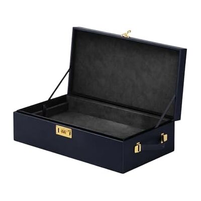 strap-on-me Le Coffret Boîte verrouillable à combinaison, plateau amovible, étui en simili cuir, pour jouets adultes, 44 x 25 x 15 cm - Publicité strap-on-me Le Coffret Boîte verrouillable à combinaison, plateau amovible, étui en simili cuir, pour jouets adultes, 44 x 25 x 15 cm - Publicité