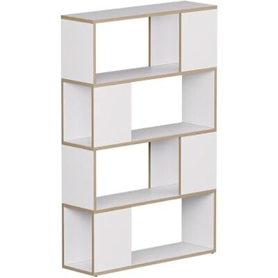 Vicco Séparation de pièce Eneos, Blanc/chêne, 80x124.5cm, utilisable comme étagère autoportante pour Une Division Flexible de l’Espace - Publicité Vicco Séparation de pièce Eneos, Blanc/chêne, 80x124.5cm, utilisable comme étagère autoportante pour Une Division Flexible de l’Espace - Publicité