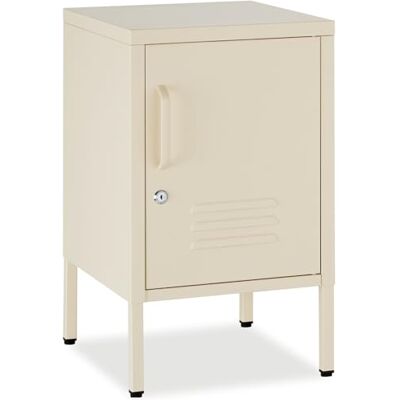 tectake ® Table de Chevet en métal 35 x 42,5 x 60,5 cm, Table de Nuit Minimaliste, Meuble Chambre Style Industriel, Chevet de lit, Porte magnétique et 2 clés, Etagère Ajustable, Décoration Chambre - Publicité tectake ® Table de Chevet en métal 35 x 42,5 x 60,5 cm, Table de Nuit Minimaliste, Meuble Chambre Style Industriel, Chevet de lit, Porte magnétique et 2 clés, Etagère Ajustable, Décoration Chambre - Publicité
