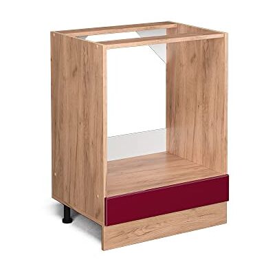 Vicco Meuble pour Four R-Line, Rouge Brillant, 60cm sans PT, pour Une Combinaison Libre au Sein de systèmes de Cuisine modulaires - Publicité Vicco Meuble pour Four R-Line, Rouge Brillant, 60cm sans PT, pour Une Combinaison Libre au Sein de systèmes de Cuisine modulaires - Publicité