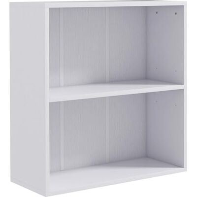 HOMCOM Bibliothèque étagère de Rangement avec 2 Compartiments et étagère réglable, Meuble de Rangement pour Bureau, Salon, Chambre, 60 x 24 x 63 cm, Blanc - Publicité HOMCOM Bibliothèque étagère de Rangement avec 2 Compartiments et étagère réglable, Meuble de Rangement pour Bureau, Salon, Chambre, 60 x 24 x 63 cm, Blanc - Publicité