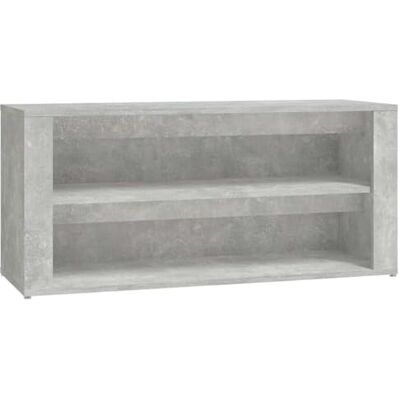 vidaXL Étagère à Chaussures Range-Chaussures Armoire de Rangemente Meuble à Chaussures Entrée Couloir Gris Béton 100x35x45 cm Bois d'Ingénierie - Publicité vidaXL Étagère à Chaussures Range-Chaussures Armoire de Rangemente Meuble à Chaussures Entrée Couloir Gris Béton 100x35x45 cm Bois d'Ingénierie - Publicité