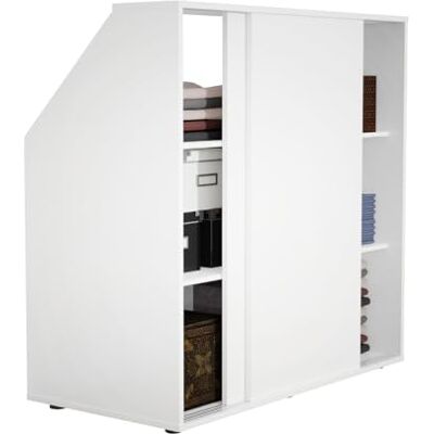 VDD Armoire Murale inclinée Armoire à vêtements Armoire à vêtements Blanche Blanche - Publicité VDD Armoire Murale inclinée Armoire à vêtements Armoire à vêtements Blanche Blanche - Publicité