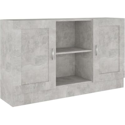 vidaXL Buffet, Meuble de Rangement avec Compartiment, Armoire de Rangement, Organisateur Salon Salle de Séjour Intérieur, Gris Béton Bois d’Ingénierie - Publicité vidaXL Buffet, Meuble de Rangement avec Compartiment, Armoire de Rangement, Organisateur Salon Salle de Séjour Intérieur, Gris Béton Bois d’Ingénierie - Publicité