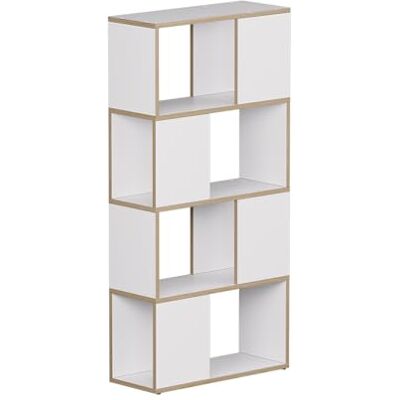 Vicco Séparation de pièce Eneos, Blanc/chêne, 60x124.5cm, utilisable comme étagère autoportante pour Une Division Flexible de l’Espace - Publicité Vicco Séparation de pièce Eneos, Blanc/chêne, 60x124.5cm, utilisable comme étagère autoportante pour Une Division Flexible de l’Espace - Publicité
