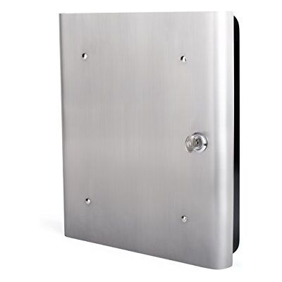 Pavo Armoire à clés Haut de Gamme avec façade Design pour 54 clés, INOX/Black - Publicité Pavo Armoire à clés Haut de Gamme avec façade Design pour 54 clés, INOX/Black - Publicité