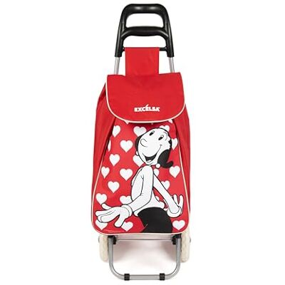 Excelsa Olivia Chariot Porte-Charges, capacité 38 L, Sac Amovible, Hydrofuge - Publicité Excelsa Olivia Chariot Porte-Charges, capacité 38 L, Sac Amovible, Hydrofuge - Publicité