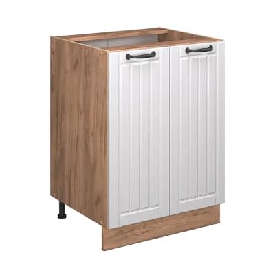 Vicco Meuble Bas de Cuisine Fame-Line, Blanc Campagne, 60cm sans PT, à Combiner avec d'autres modules de la série Fame-Line - Publicité Vicco Meuble Bas de Cuisine Fame-Line, Blanc Campagne, 60cm sans PT, à Combiner avec d'autres modules de la série Fame-Line - Publicité