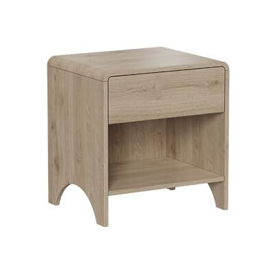 Vicco Table de Chevet Oaki, Chêne, 47x50cm avec 1 tiroir, pour Le Rangement de Livres, Lampes et Objets du Quotidien - Publicité Vicco Table de Chevet Oaki, Chêne, 47x50cm avec 1 tiroir, pour Le Rangement de Livres, Lampes et Objets du Quotidien - Publicité
