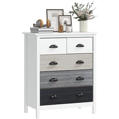 HOMCOM Commode 5 tiroirs Meuble de Rangement Style Moderne avec poignées, Commode Chambre à Coucher, Salon, Couloir 70 x 38 x 85 cm, Blanc - Publicité HOMCOM Commode 5 tiroirs Meuble de Rangement Style Moderne avec poignées, Commode Chambre à Coucher, Salon, Couloir 70 x 38 x 85 cm, Blanc - Publicité