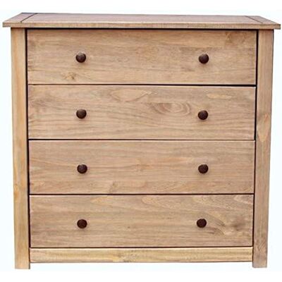 Vida Designs Home Discount Panama Coffre de Rangement 4 tiroirs, chêne Naturel Finition Cire Solide Meubles de Chambre à Coucher, Beige - Publicité Vida Designs Home Discount Panama Coffre de Rangement 4 tiroirs, chêne Naturel Finition Cire Solide Meubles de Chambre à Coucher, Beige - Publicité
