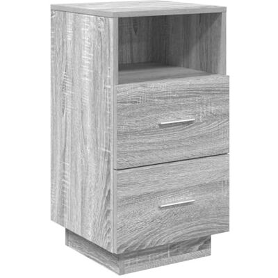 vidaXL Tables de Chevet 2 pcs avec 2 tiroirs Sonoma Gris 36x36x68 cm, Table d'appoint, Armoire de lit, Table d'appoint pour la Chambre, Table de Nuit - Publicité vidaXL Tables de Chevet 2 pcs avec 2 tiroirs Sonoma Gris 36x36x68 cm, Table d'appoint, Armoire de lit, Table d'appoint pour la Chambre, Table de Nuit - Publicité