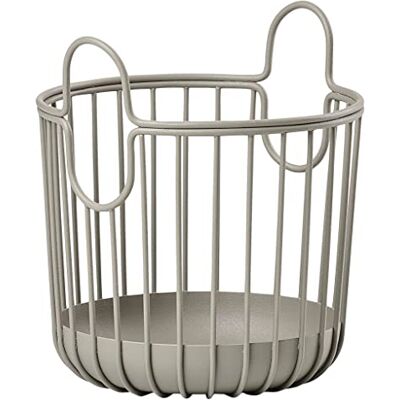Zone INU Panier de Rangement Petit Panier de Rangement pour Cuisine, Salle de Bain Chambre Chambre Enfant Bureau en Métal Diamètre 10.5cm Hauteur 13.5cm Taupe - Publicité Zone INU Panier de Rangement Petit Panier de Rangement pour Cuisine, Salle de Bain Chambre Chambre Enfant Bureau en Métal Diamètre 10.5cm Hauteur 13.5cm Taupe - Publicité