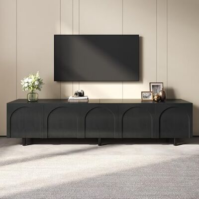 BTM Meuble Bas Télévision pour Salon, Meuble TV avec 5 Portes, Pieds Métalliques, Fabriqué en Panneau Particule et MDF, Meuble de Rangement Moderne - Publicité BTM Meuble Bas Télévision pour Salon, Meuble TV avec 5 Portes, Pieds Métalliques, Fabriqué en Panneau Particule et MDF, Meuble de Rangement Moderne - Publicité