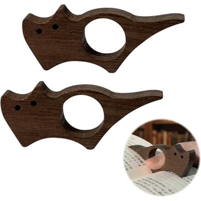 Samlonge Lot de 2 Porte-Livres en Bois de Pouce, Porte Page de Livre en Bois Lisse, Support de Page de Livre, Chat Bague de Lecture Accessoire de Lecture pour Enseignants Amoureux - Publicité Samlonge Lot de 2 Porte-Livres en Bois de Pouce, Porte Page de Livre en Bois Lisse, Support de Page de Livre, Chat Bague de Lecture Accessoire de Lecture pour Enseignants Amoureux - Publicité