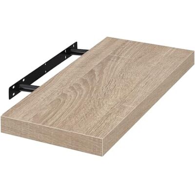 EUGAD Étagères Murale en MDF,étagère de Rangement décorative Flottante 60cm Longueur,Chêne - Publicité EUGAD Étagères Murale en MDF,étagère de Rangement décorative Flottante 60cm Longueur,Chêne - Publicité