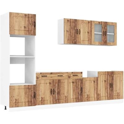 vidaXL Ensemble d'armoires de Cuisine 7 pcs Kalmar Bois d'ingénierie - Publicité vidaXL Ensemble d'armoires de Cuisine 7 pcs Kalmar Bois d'ingénierie - Publicité