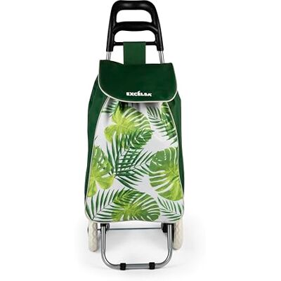 Excelsa Foliage Chariot Porte-Charges, capacité 38 L, Sac Amovible, Hydrofuge - Publicité Excelsa Foliage Chariot Porte-Charges, capacité 38 L, Sac Amovible, Hydrofuge - Publicité