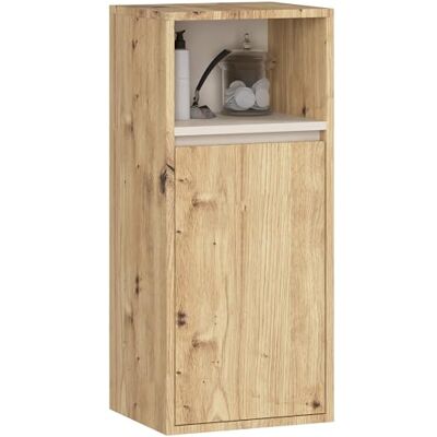 AKORD Armoire Murale Salle de Bain 30cm Meuble Mural Compact 1 Porte 3 Étagères 35 x 80 x 30 cm Petit Suspendu de Rangement Idéal pour Cosmétiques et Produits Chêne Artisan & Cachemire - Publicité AKORD Armoire Murale Salle de Bain 30cm Meuble Mural Compact 1 Porte 3 Étagères 35 x 80 x 30 cm Petit Suspendu de Rangement Idéal pour Cosmétiques et Produits Chêne Artisan & Cachemire - Publicité