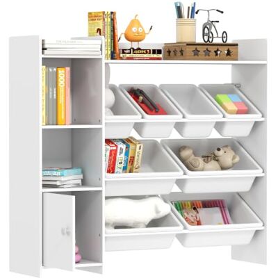 AIYAPLAY Meuble Rangement Enfant 3 à 8 Ans avec 8 Bacs Amovibles Blanc Rangement Jouets Enfant, Étagères, Placard, pour Chambre, Salle de Jeu, Crèche - Publicité AIYAPLAY Meuble Rangement Enfant 3 à 8 Ans avec 8 Bacs Amovibles Blanc Rangement Jouets Enfant, Étagères, Placard, pour Chambre, Salle de Jeu, Crèche - Publicité