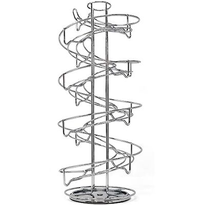 Joeji's Kitchen - Rotating Spiral Egg Storage Rack - Chrome - Publicité Joeji's Kitchen - Rotating Spiral Egg Storage Rack - Chrome - Publicité