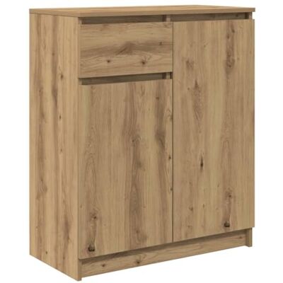 vidaXL Buffet avec tiroir chêne Artisanal 71x35x84 cm Bois ingénierie, Meuble de Rangement, Buffet, Meuble d'entrée, Meuble Buffet - Publicité vidaXL Buffet avec tiroir chêne Artisanal 71x35x84 cm Bois ingénierie, Meuble de Rangement, Buffet, Meuble d'entrée, Meuble Buffet - Publicité