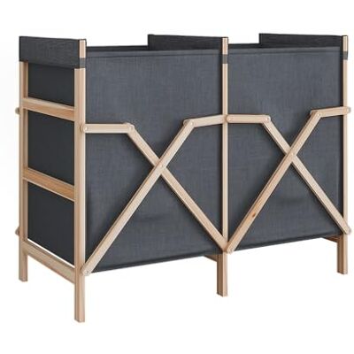 Vicco Armoire de Salle de Bain Bruno, Gris, 80x64cm avec 2 Compartiments, pour Le Rangement du Linge et Compatible avec la série Bruno - Publicité Vicco Armoire de Salle de Bain Bruno, Gris, 80x64cm avec 2 Compartiments, pour Le Rangement du Linge et Compatible avec la série Bruno - Publicité